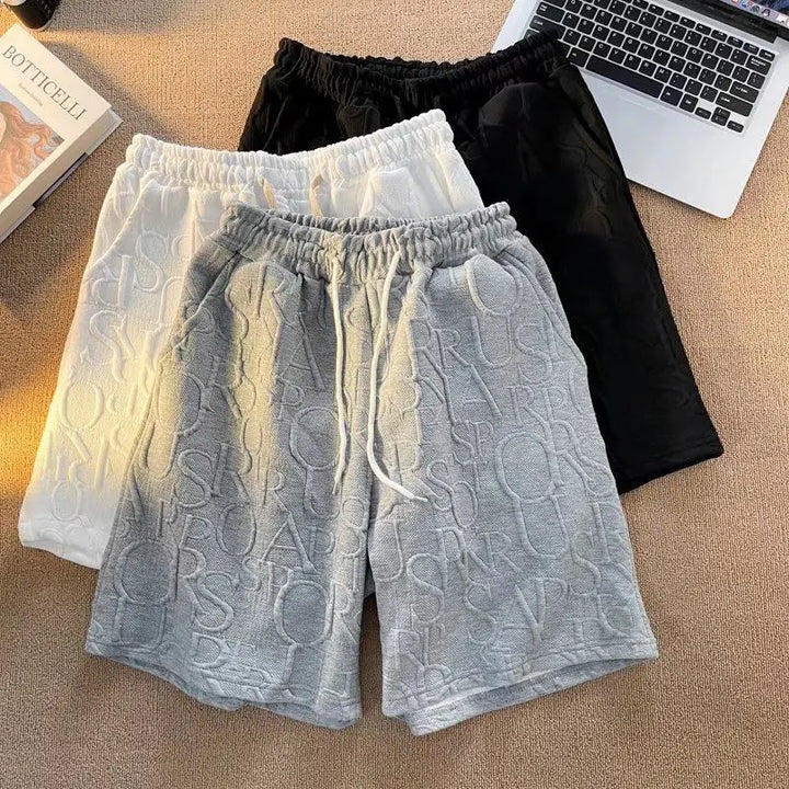 Levin | Strukturierte Sweat Shorts