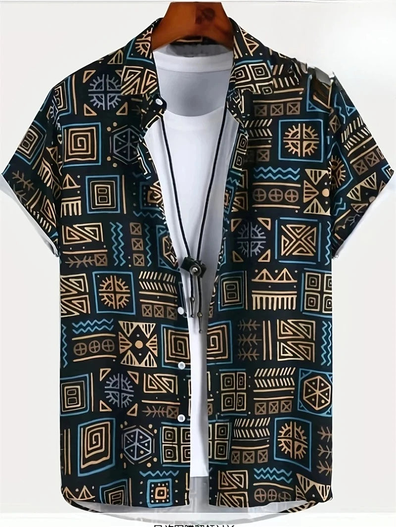 Valentin | Hawaii Hemd mit Blumen Print