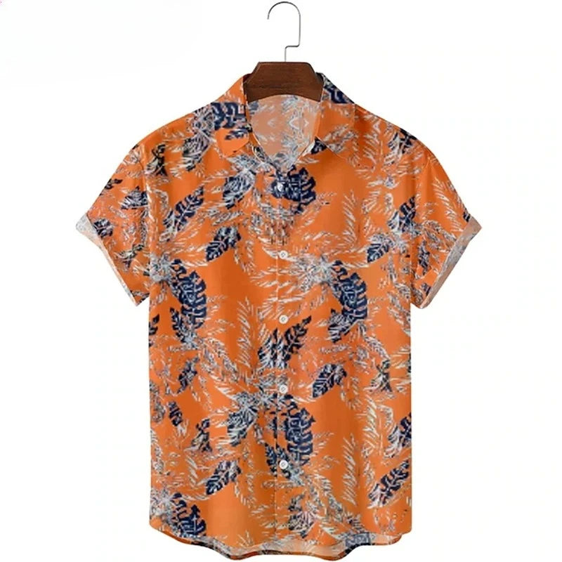 Dominik | Hawaii Hemd mit Blumen Print