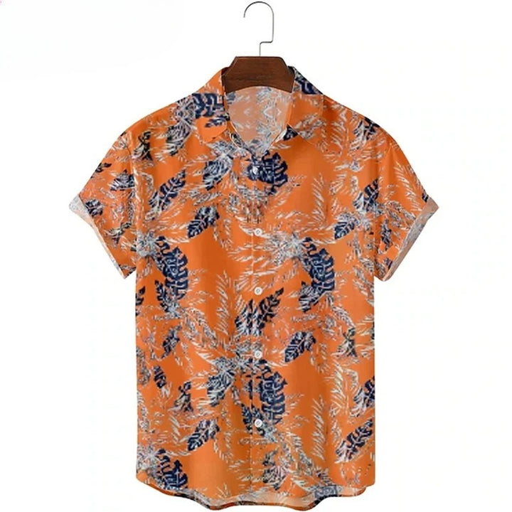 Dominik | Hawaii Hemd mit Blumen Print