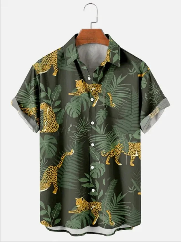 Silas | Hawaii Hemd mit Blumen Print