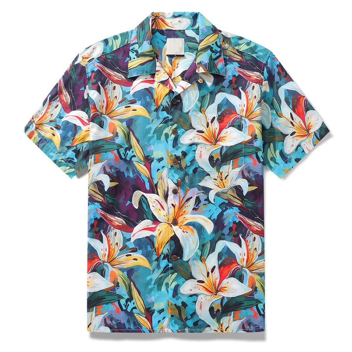 Damian | Hawaii Hemd mit Blumen Print