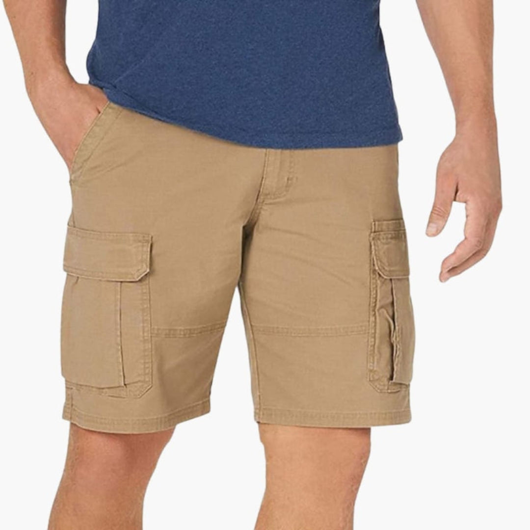 SwissFellas Herren Cargoshorts knielang mit Cargotaschen, reguläre Passform
