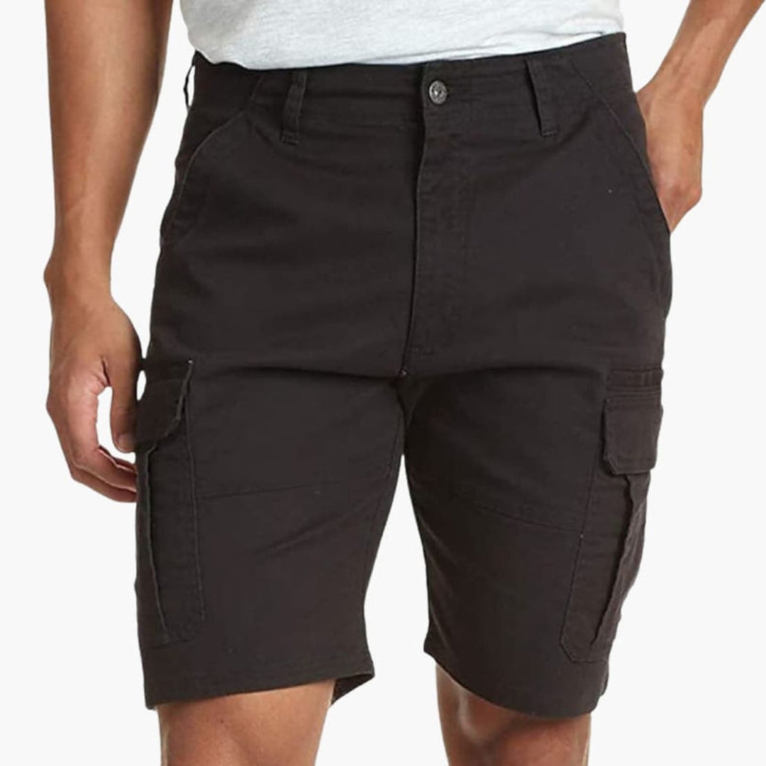 SwissFellas Herren Cargoshorts knielang mit Cargotaschen, reguläre Passform