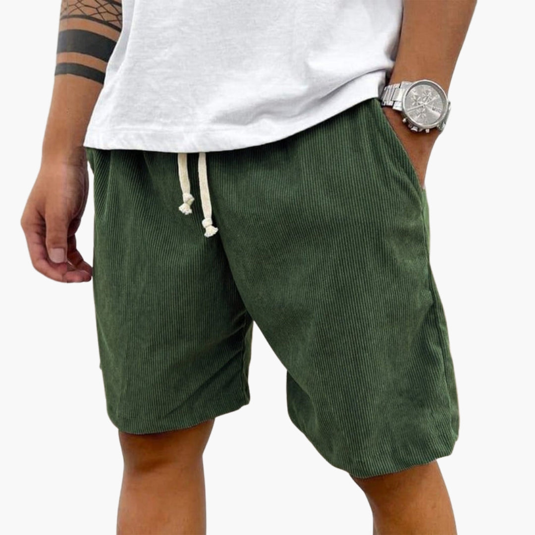 SwissFellas Herren Schlupfshorts mit Kordelzug, reguläre Passform