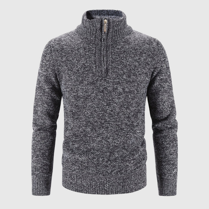 Stilvoller Zip-Pullover – Weich & Vielseitig