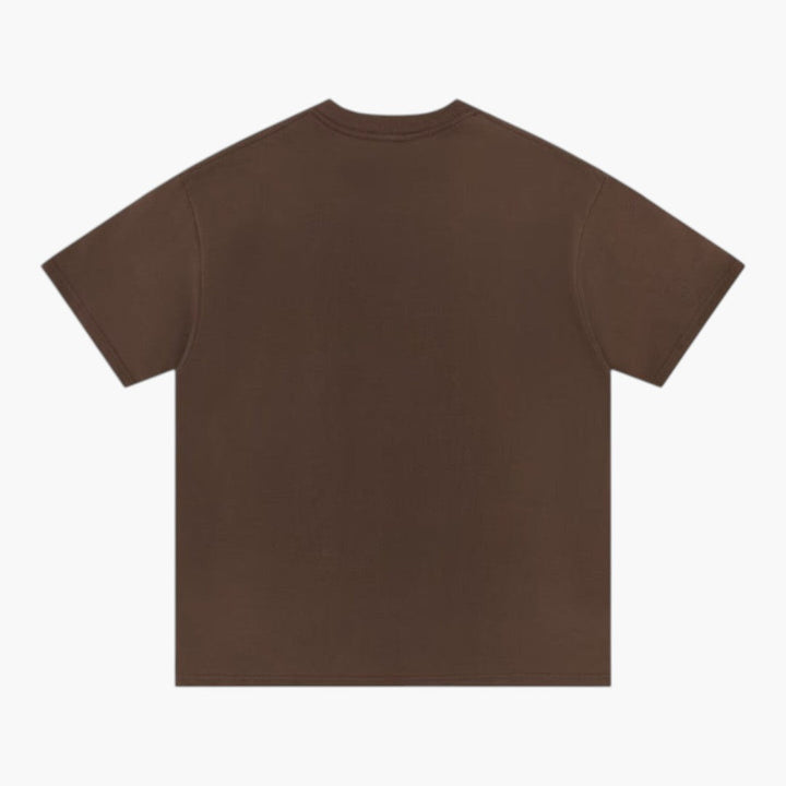 SwissFellas Herren T-Shirt mit Rundhalsausschnitt, unifarben, reguläre Passform