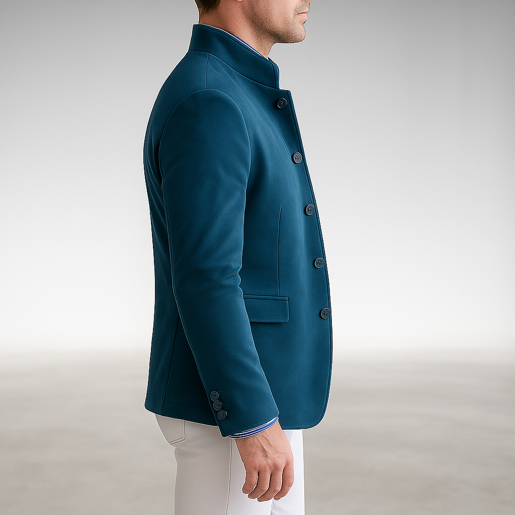 Elian | Herren Business Blazer mit Stehkragen