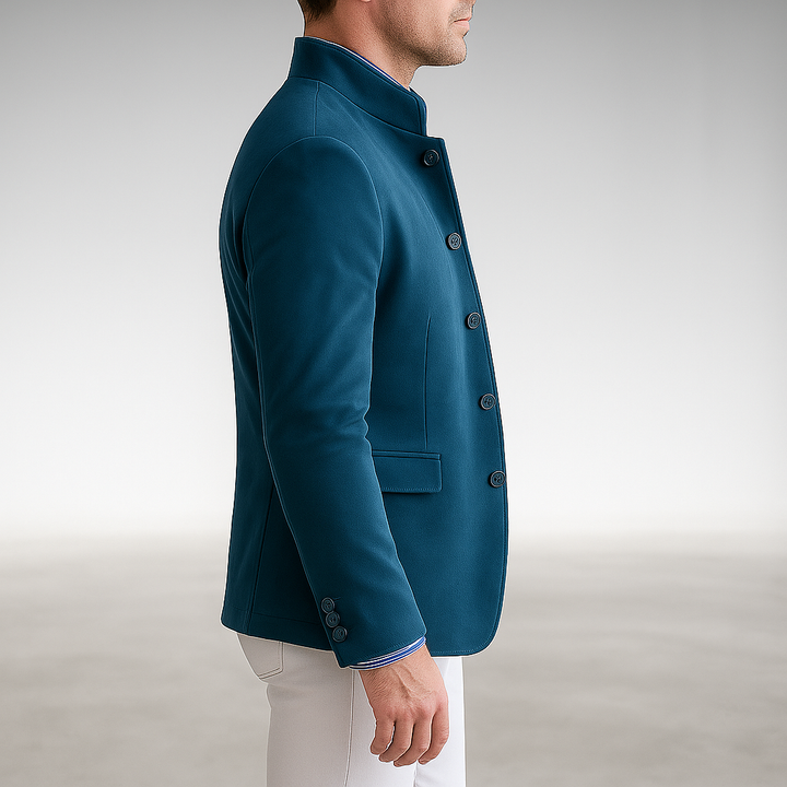Elian | Herren Business Blazer mit Stehkragen