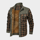 Chaqueta de cuadros de moda para hombre – Cálida y elegante
