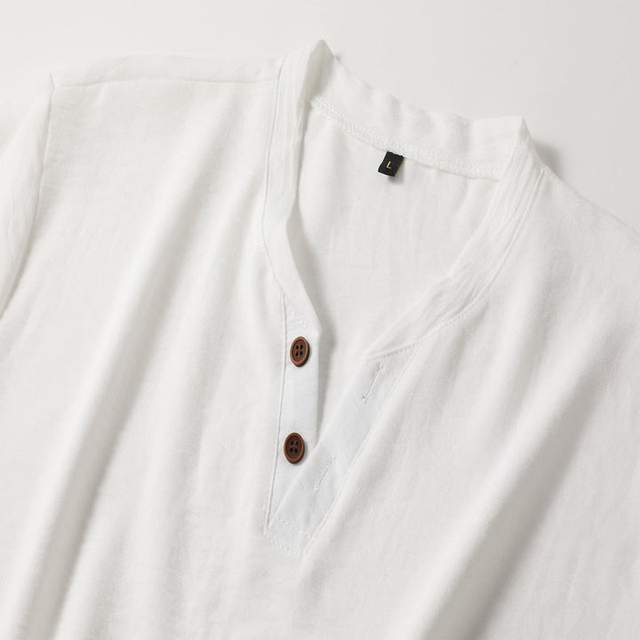 Rafael | Herren V-Ausschnitt Shirt Slim Fit