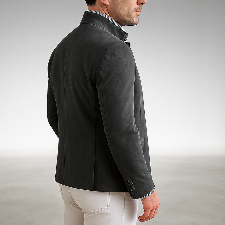 Elian | Herren Business Blazer mit Stehkragen