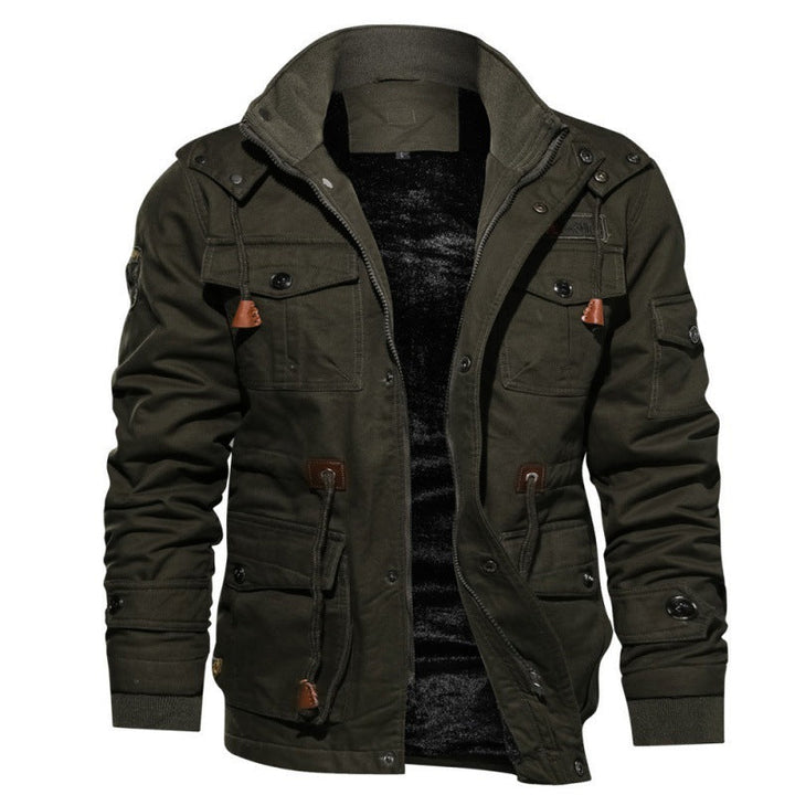 Klemens | Herren Winterjacke mit Kapuze und Fleecefutter