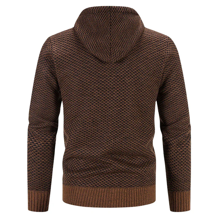 Strick-Hoodie für Herren mit Kapuze