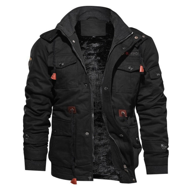 Klemens | Herren Winterjacke mit Kapuze und Fleecefutter