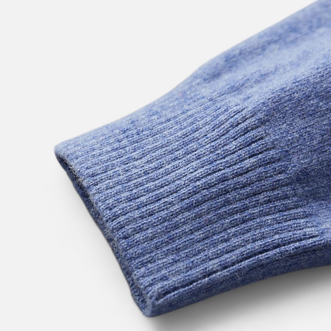 Felix | Herren Merino Polo Pullover mit Kragen