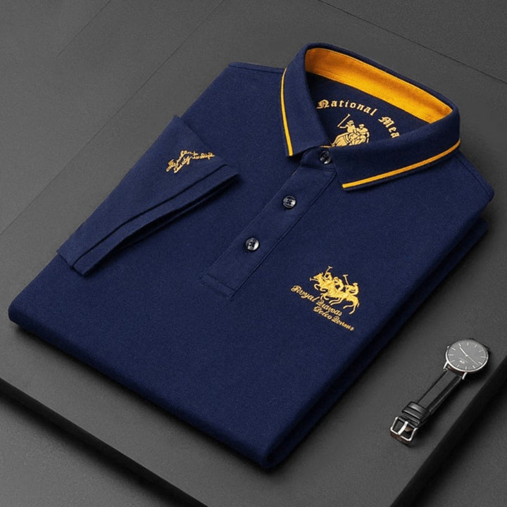 Herren Poloshirt mit modernem Schnitt in verschiedenen Farben
