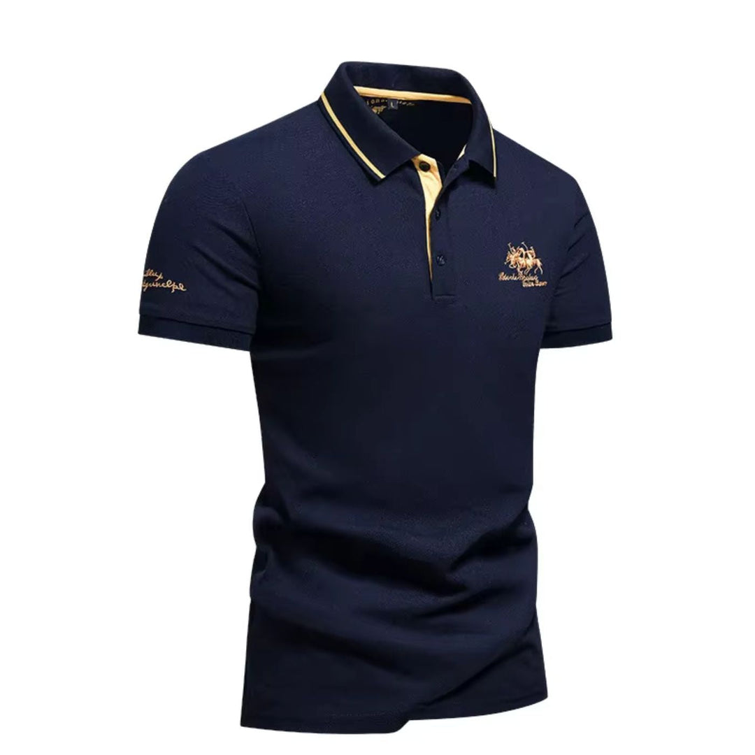 Herren Poloshirt mit modernem Schnitt in verschiedenen Farben