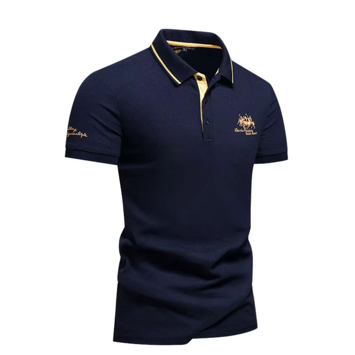 Herren Poloshirt mit modernem Schnitt in verschiedenen Farben