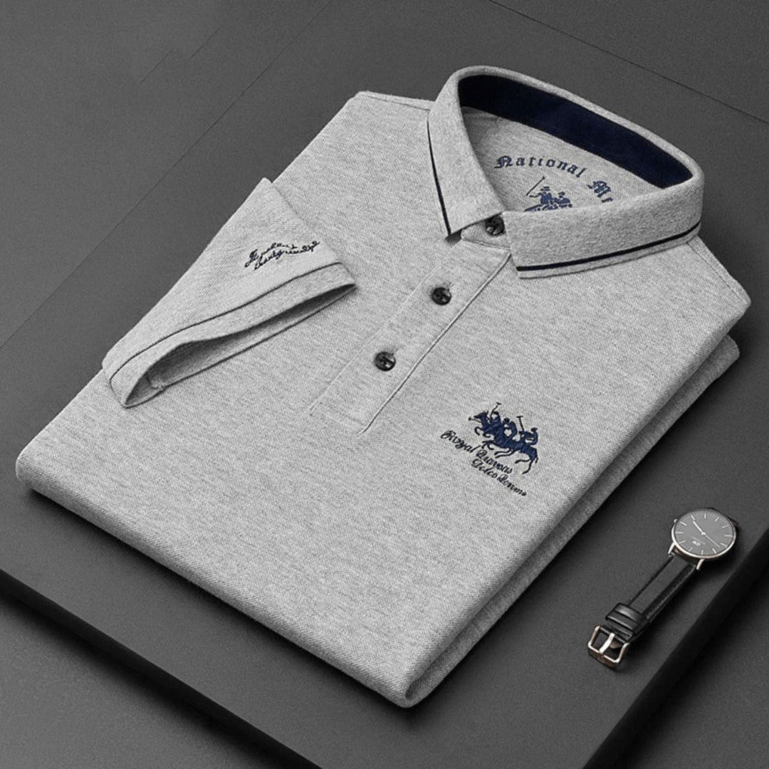 Herren Poloshirt mit modernem Schnitt in verschiedenen Farben