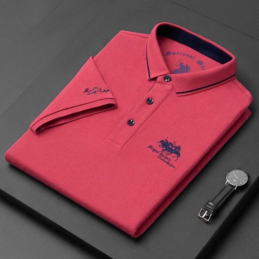 Herren Poloshirt mit modernem Schnitt in verschiedenen Farben