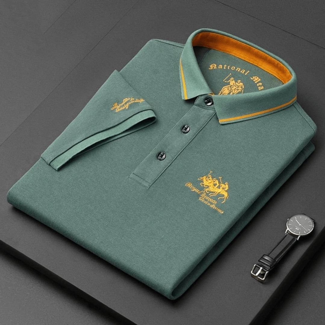 Herren Poloshirt mit modernem Schnitt in verschiedenen Farben