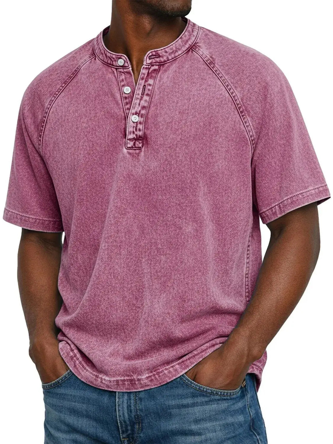 Ruben | Herren Vintage Shirt mit Knopfleiste