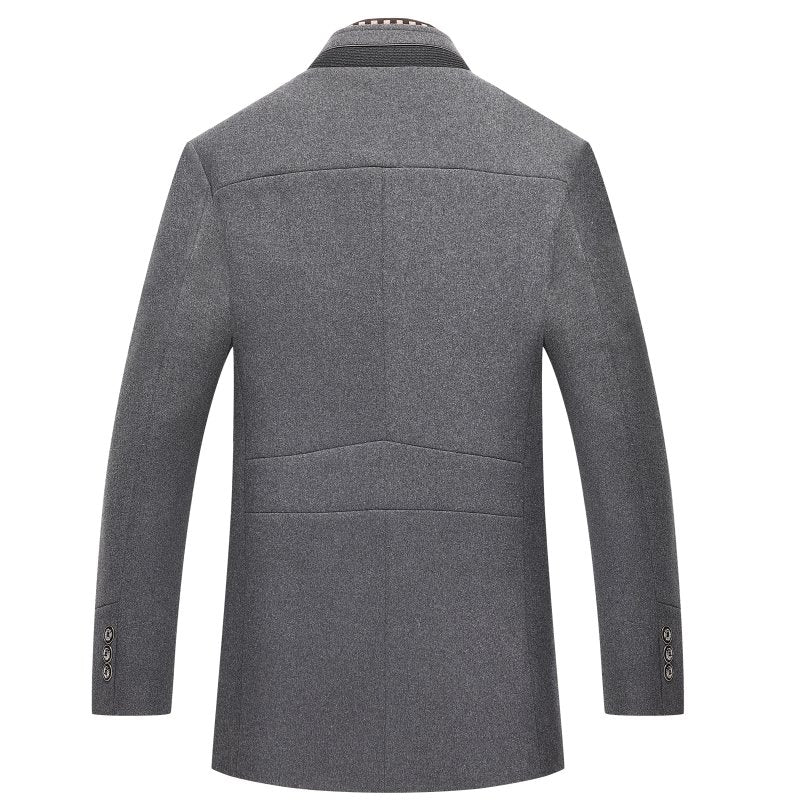 Wintermantel für Herren im Woll-Look