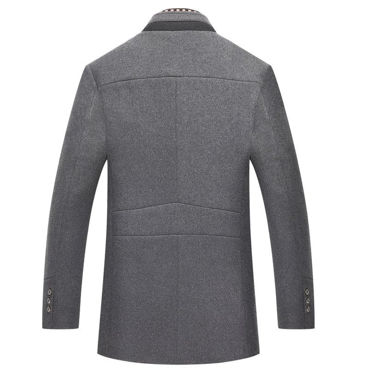 Wintermantel für Herren im Woll-Look