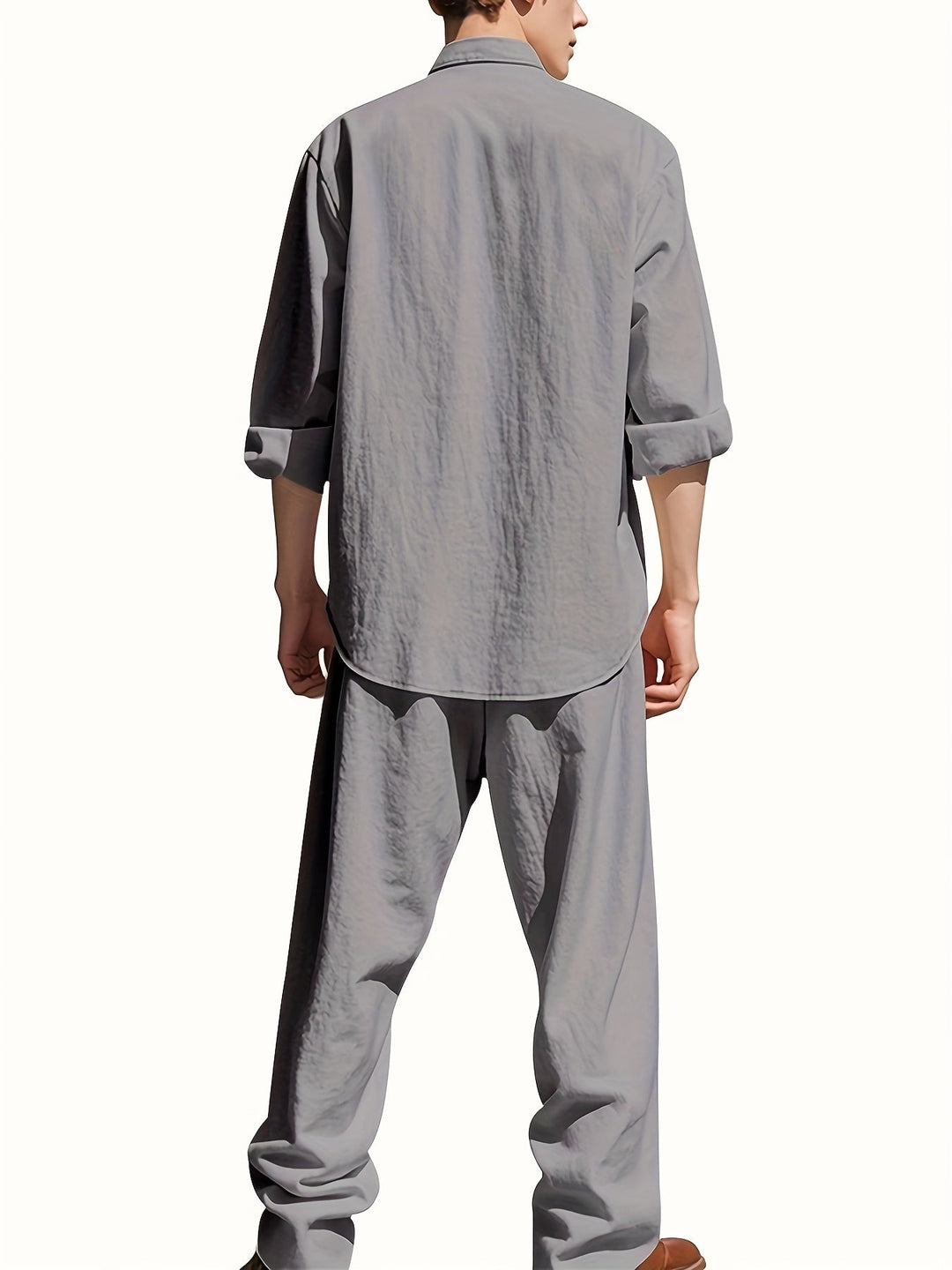 Damian | Herren Leinen Set mit Hemd und Hose