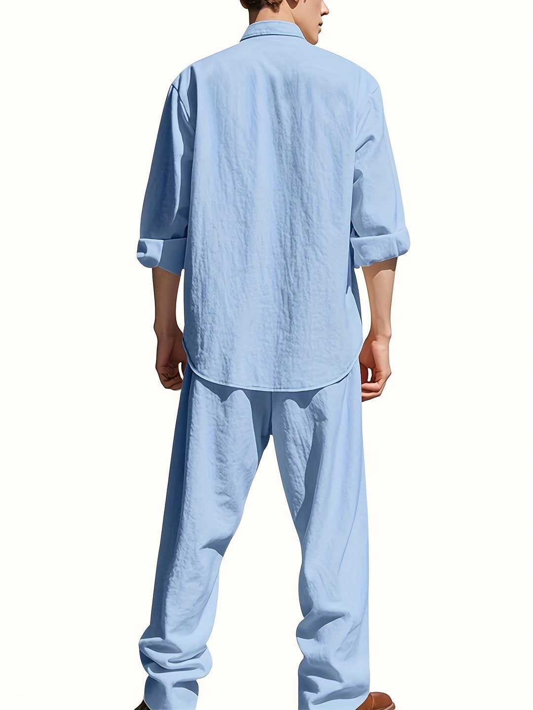 Damian | Herren Leinen Set mit Hemd und Hose