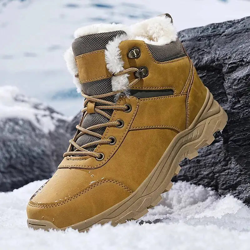 Winterstiefel für Herren mit Faux-Fur-Futter