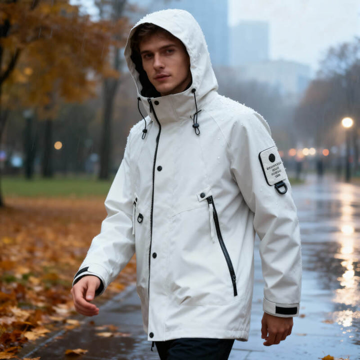 Arvid | Herren Softshell Jacke mit verstellbarer Kapuze