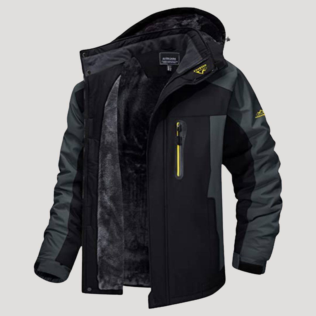Jasper | Herren Outdoor Jacke mit abnehmbarer Kapuze