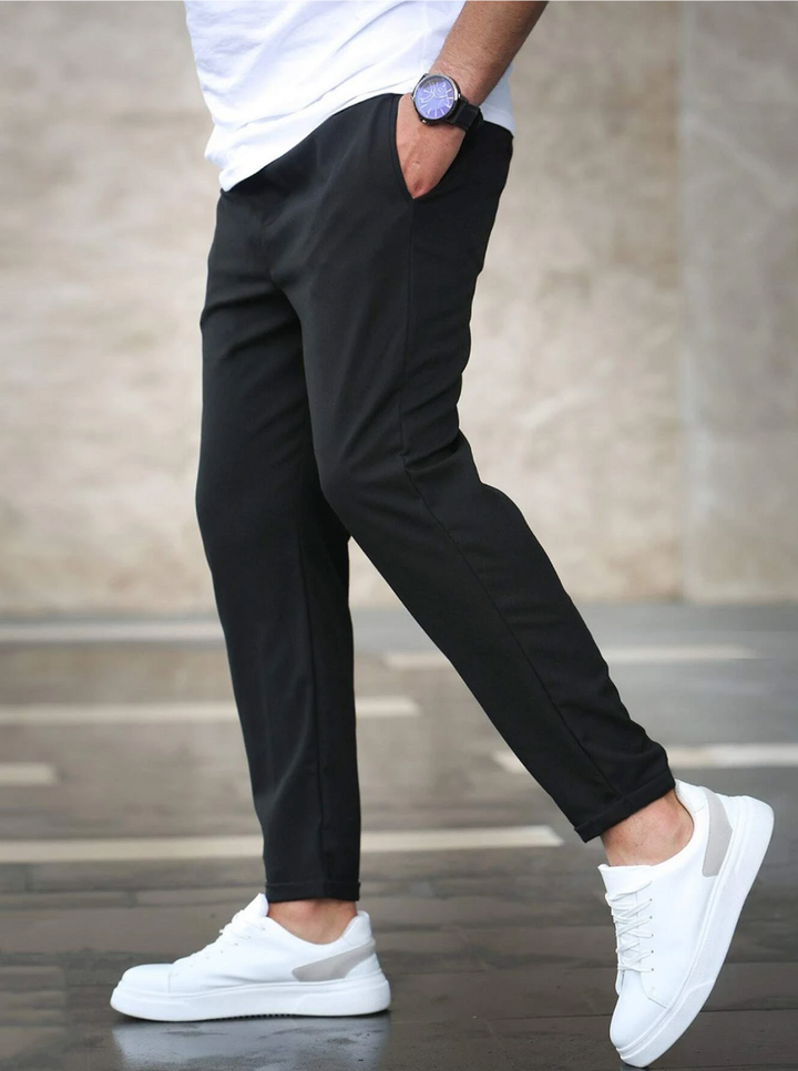 Fabian | Herren Slim Fit Freizeithose mit Kordelzug