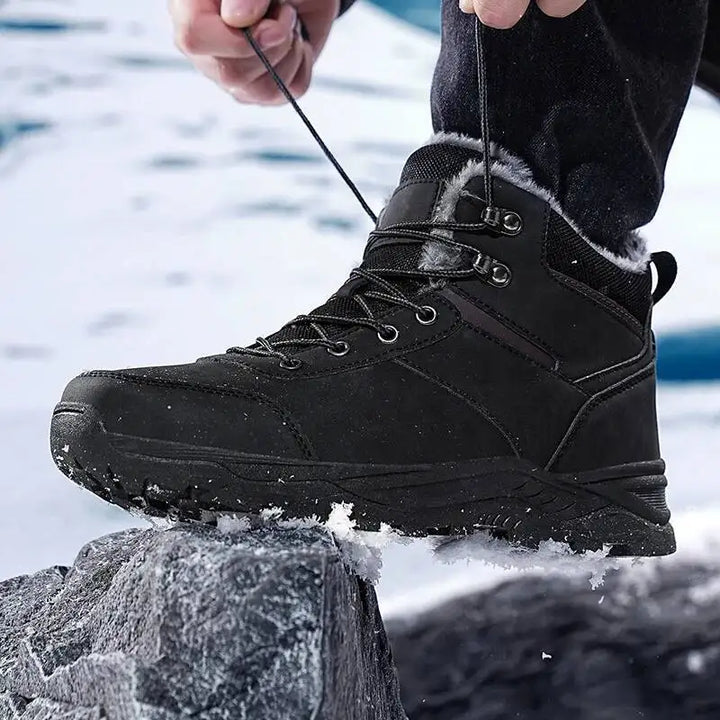 Winterstiefel für Herren mit Faux-Fur-Futter