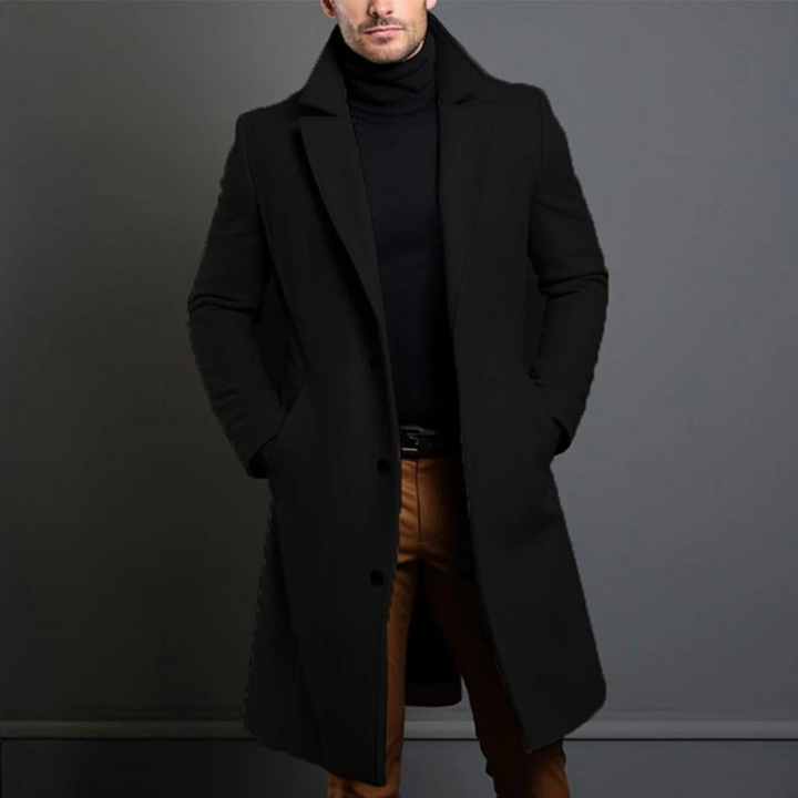 Edgar | Herren Wollmantel mit Reverskragen