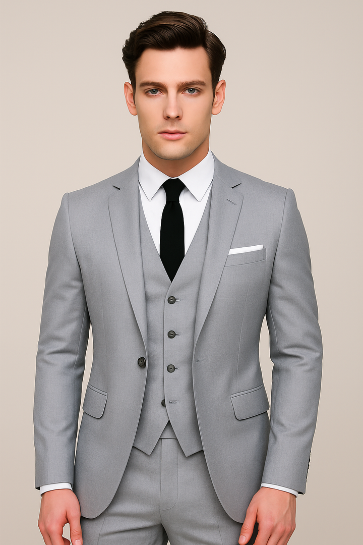 Leonard | 3-teiliger Herren Slim Fit Anzug