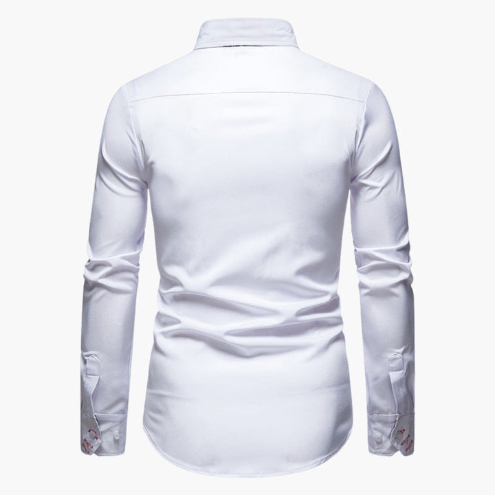 Adrian | Herren Slim Fit Hemd mit Paisley-Details