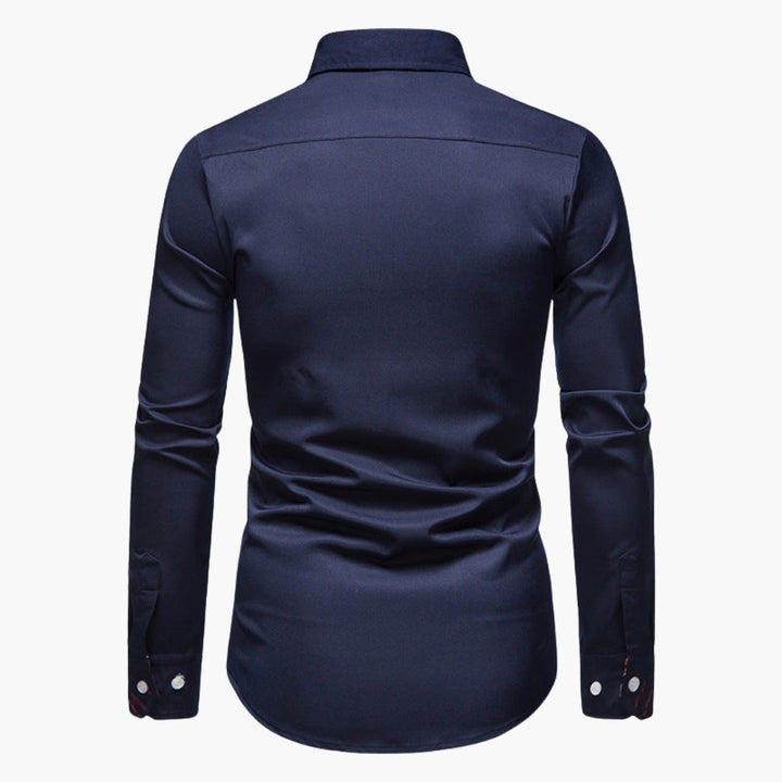 Adrian | Herren Slim Fit Hemd mit Paisley-Details