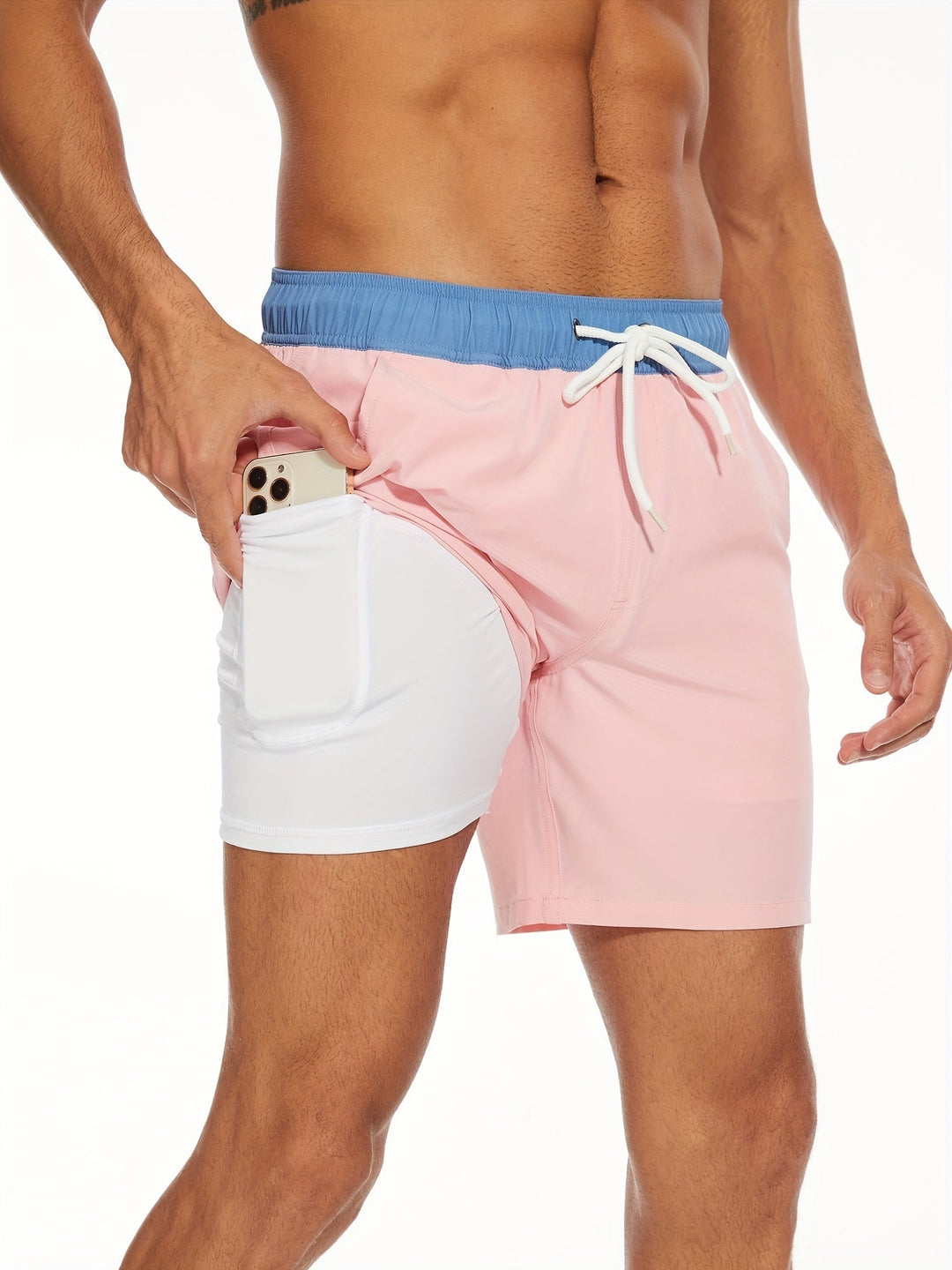 Jonas | Herren Badeshorts mit Innenhose und Tasche