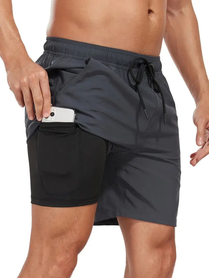 Jonas | Herren Badeshorts mit Innenhose und Tasche