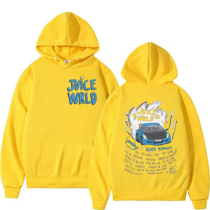 Herren Hoodie mit Print im Hip-Hop-Stil