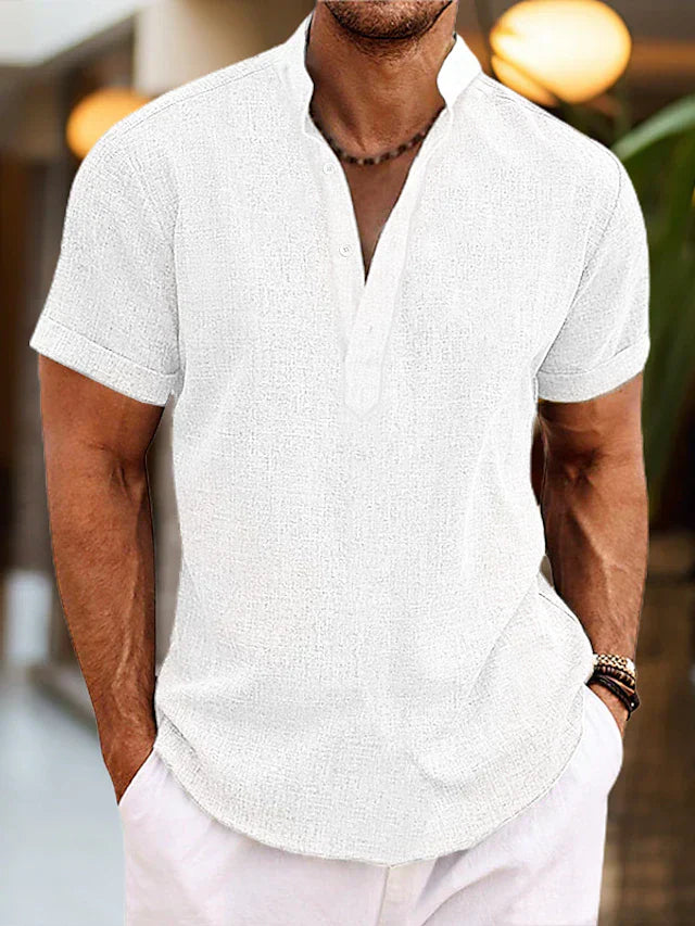 Theo | Poloshirt mit V-Ausschnitt