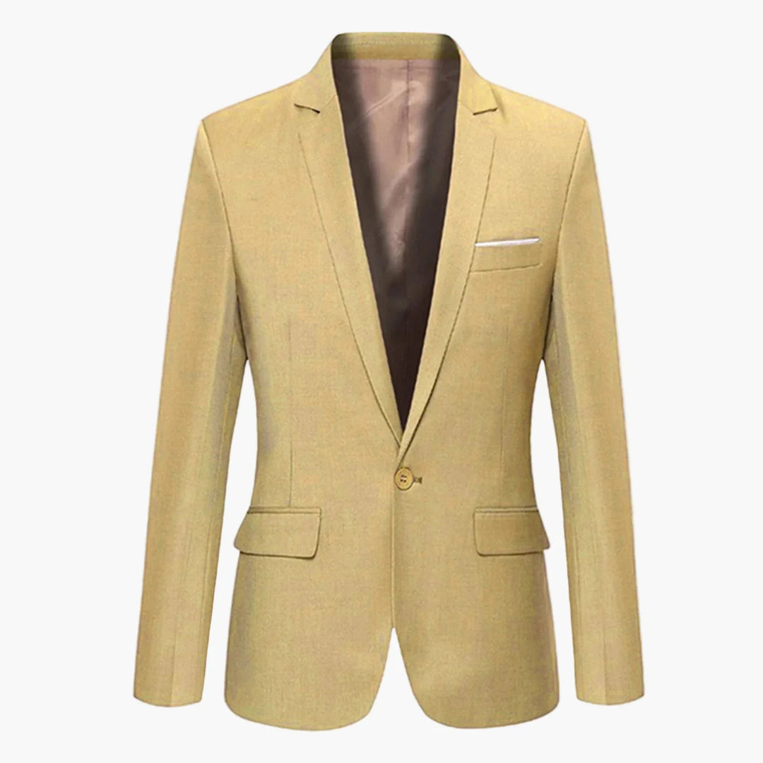 Herren Blazer Slim Fit mit Stehkragen Vorderansicht