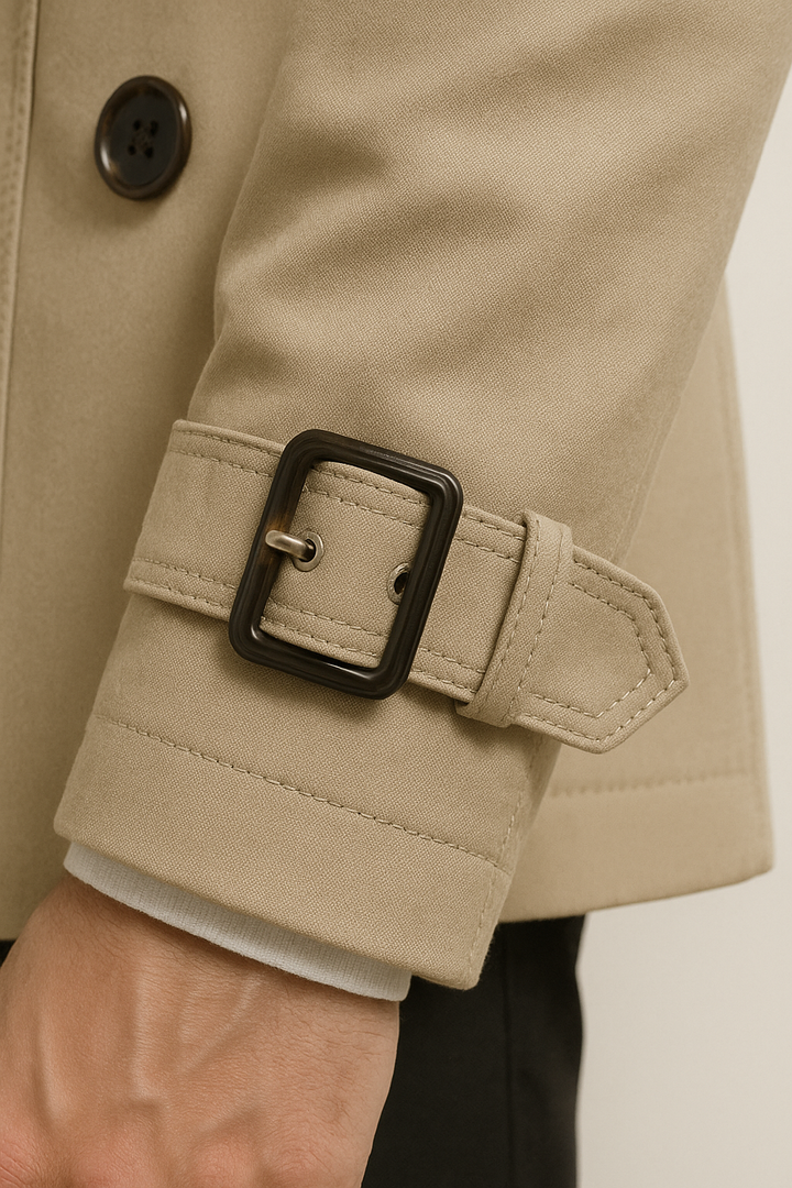 Alexander | Herren Trenchcoat mit Gürtel
