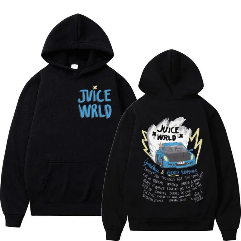 Herren Hoodie mit Print im Hip-Hop-Stil