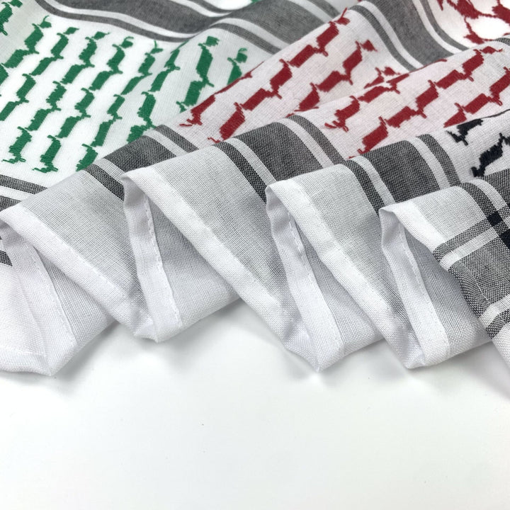 Herren Keffiyeh Jacquard Schal quadratisch 140 cm Polyester