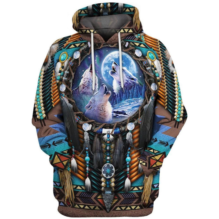 Herren Kapuzenpullover mit Digitaldruck und Kapuze