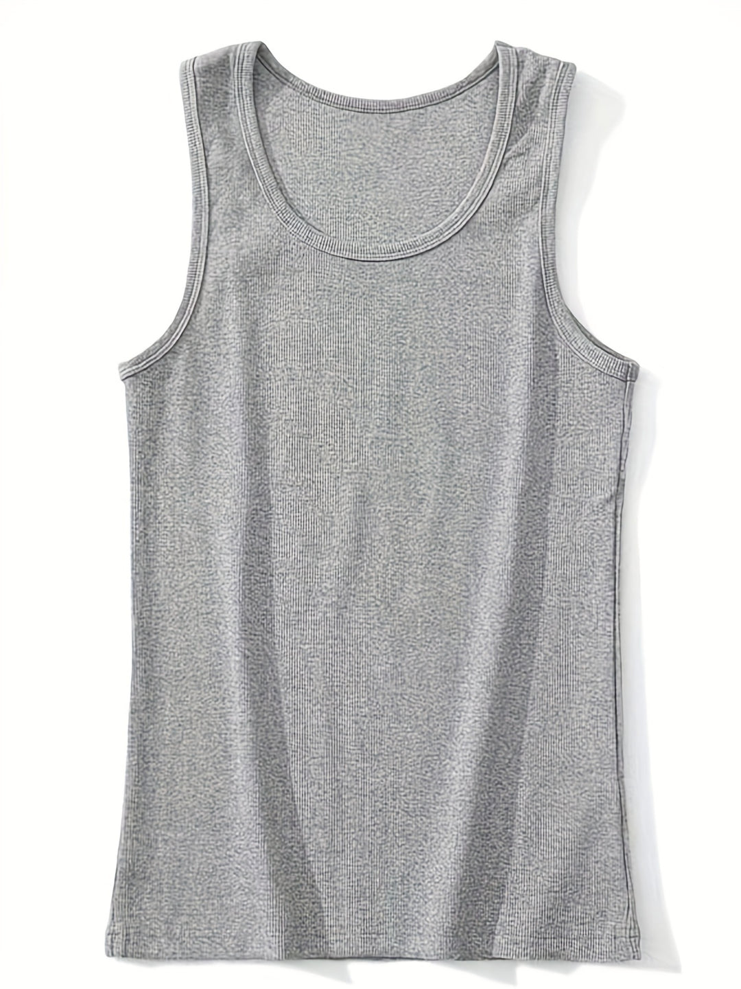SwissFellas Herren Tank Top ärmellos mit Rundhalsausschnitt, schmale Passform